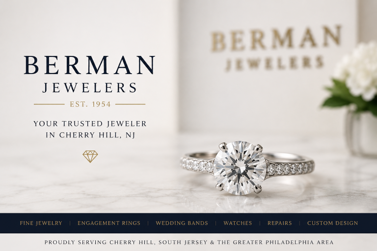 Luxury diamond engagement rings and fine jewelry at Berman Jewelers in Cherry Hill NJ